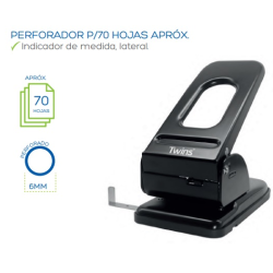 PERFORADOR METAL P/70 HOJAS...