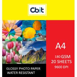 PAPEL FOTO 180 GR. GLOSSY...