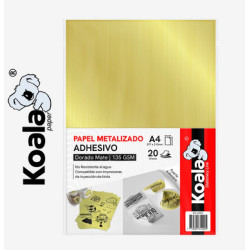 ADHESIVO METALIZADO DORADO...