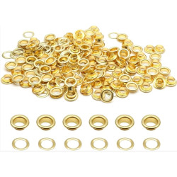 OJALILLO METALICO DORADO...