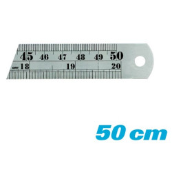 REGLA METAL 50 CM TOOLS