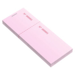 TICKET ROSADO ( TALONARIO X...