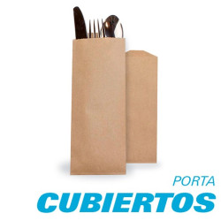 BOLSA P/CUBIERTO KRAFT 75...