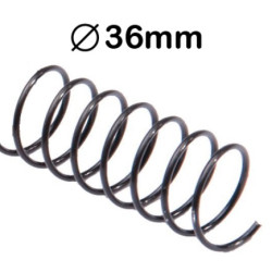 ESPIRAL NEGRO DE  36 MM (...