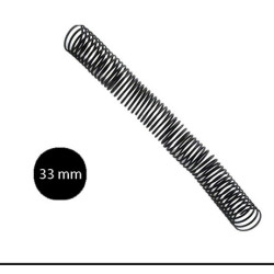 ESPIRAL NEGRO DE  33 MM (...