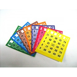 BINGOS DE CARTON (COLORES...